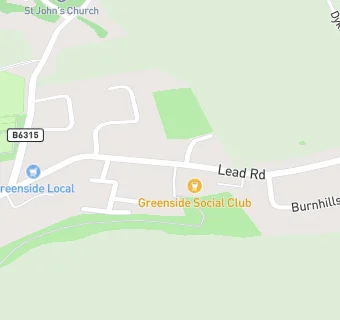 map for Greenside and District Social Club