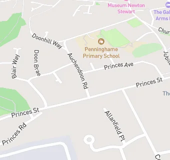 map for Penninghame Primary School