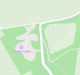 map for Langley Castle Hotel