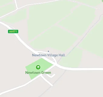 map for Newtown Village Hall