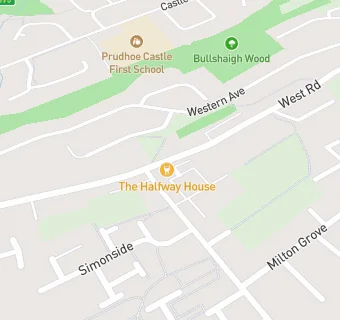 map for Halfway House Inn