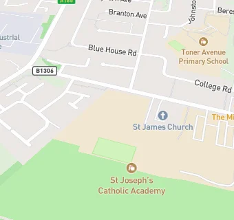 map for St Joseph's Catholic Academy