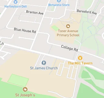 map for St Josephs Catholic Academy (NCS)