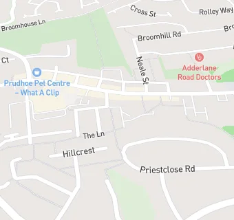 map for Redbrick House Residential Care Home