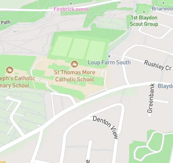 map for St Thomas Moore School (The Bistro Kitchen)