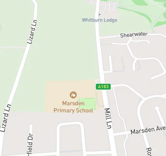 map for Marsden Primary School