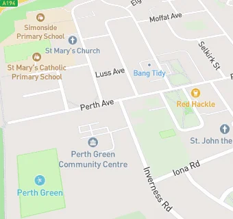 map for PERTH GREEN COMMUNITY ASSOCIATION