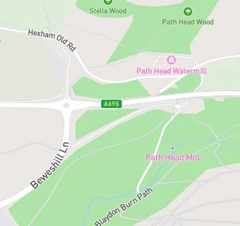 map for Mill Farm House