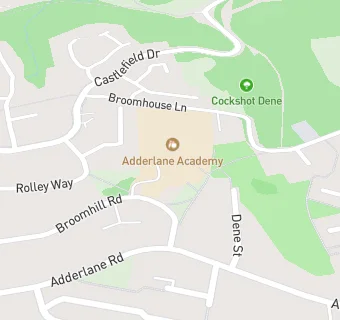 map for Adderlane First School