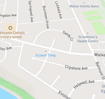 map for St Anthonys Supermarket