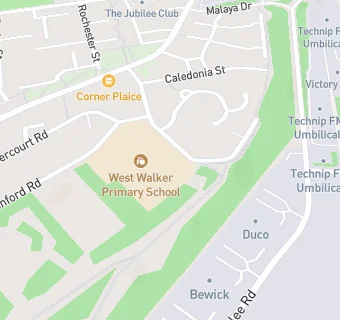 map for West Walker Primary School