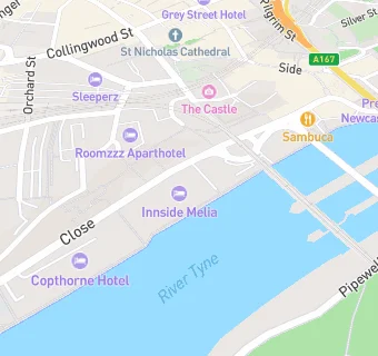 map for Gino D'Acampo & Innside