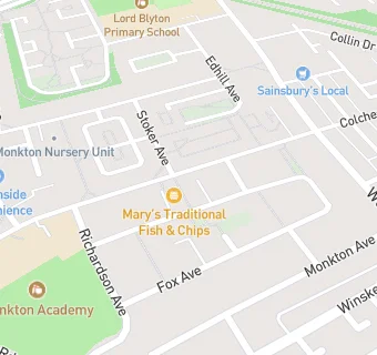 map for Mary's Fish & Chips