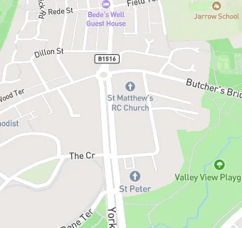 map for St Peters Church Centre