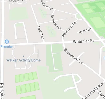 map for Wharrier Street Infant School