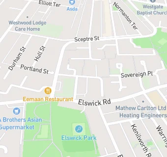 map for Elswick Family Practice