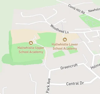 map for Haltwhistle Community Campus Upper School