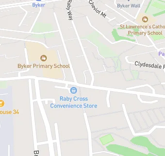 map for Byker And Saint Peter's Social Club