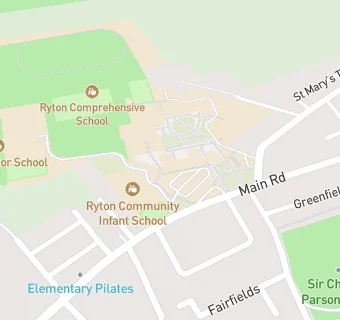 map for Charles Thorp Comprehensive School