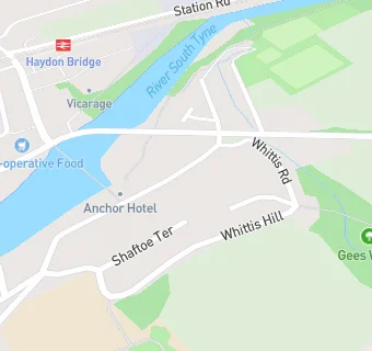 map for Haydon Bridge Fish & Chips