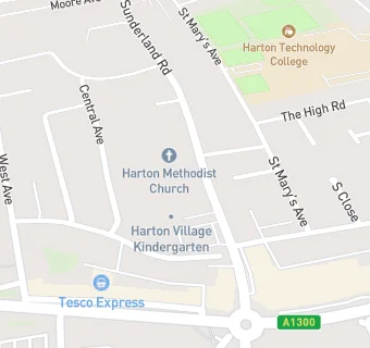 map for Harton Village Kindergarten