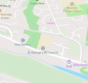 map for St George's Catholic Primary School, Bells Close