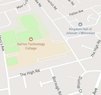 map for Harton Technology College