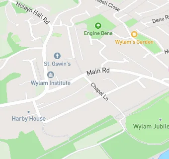 map for Wylam Methodist Church