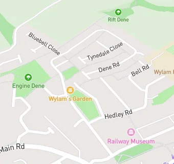 map for Wylam's Garden