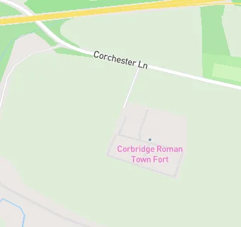 map for Corstopitum Roman Fort