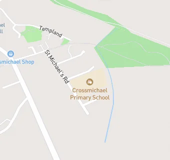 map for Crossmichael School