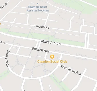 map for Cleadon Social Club