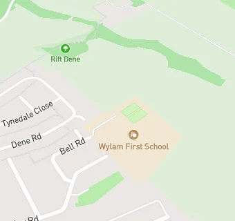 map for Wylam First School