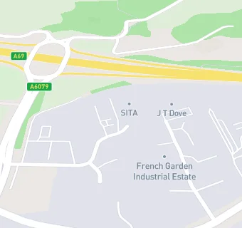 map for Hexham Service Station