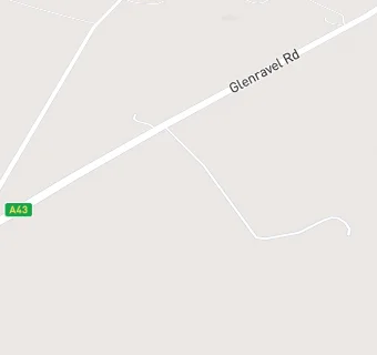 map for Con Magee GAC, GLENRAVEL