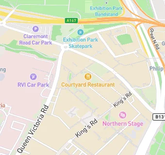 map for University of Newcastle Upon Tyne