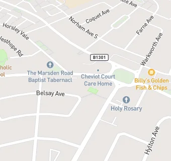 map for Marsden Road Health Centre