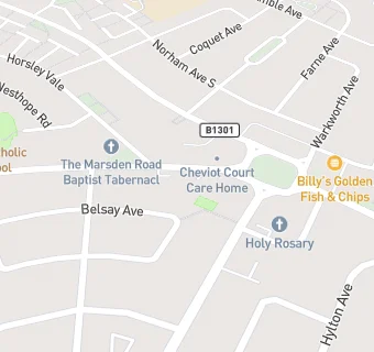 map for Marsden Road Dental Practice