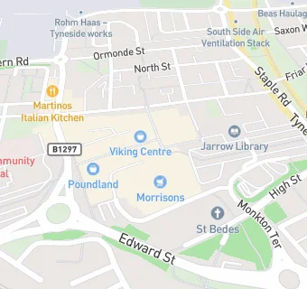 map for MORRISONS FILLING STATION