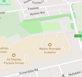 map for Walker Riverside Academy