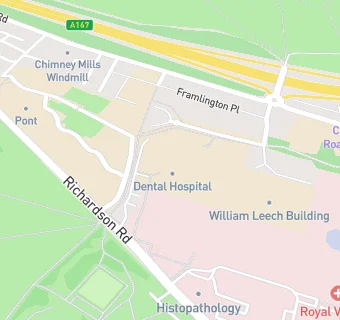 map for Newcastle Upon Tyne Hospitals Nhs Foundation Trust