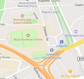 map for Royal Grammar School