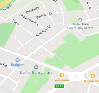 map for Denton Turret Medical Centre