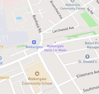 map for Best One (Walker Gate Post Office)