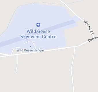 map for Wild Geese Skydiving Club