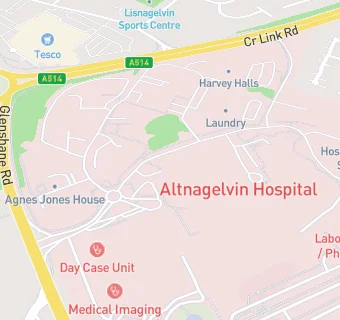 map for Altnagelvin Cafes