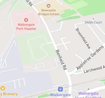 map for Benfield Park Medical Group