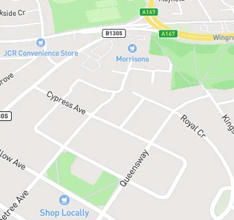 map for Cowgate Primary School