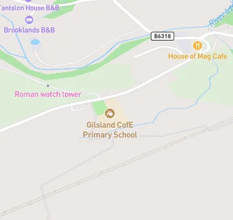 map for Gilsland CofE Primary School