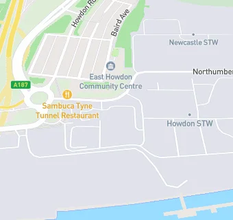 map for Sambuca Tyne Tunnel